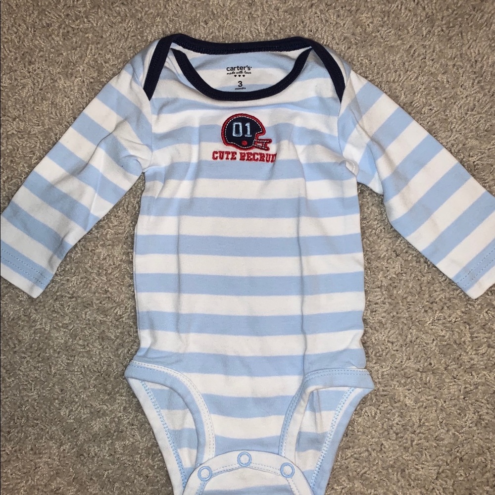 Striped onesie